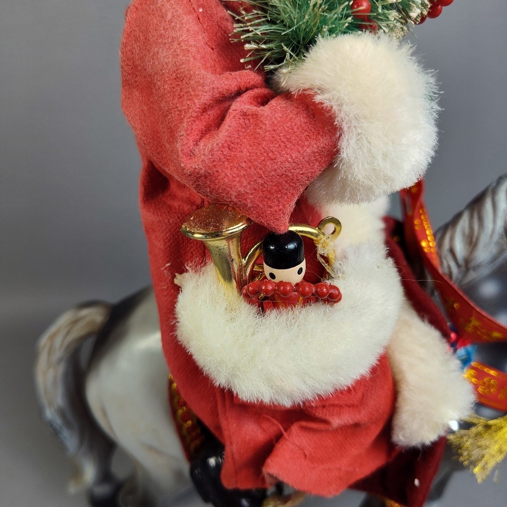 Vintage Possible Dreams Clothtique The Magic of Christmas Santa On Horse 1991 - Picture 6 of 16